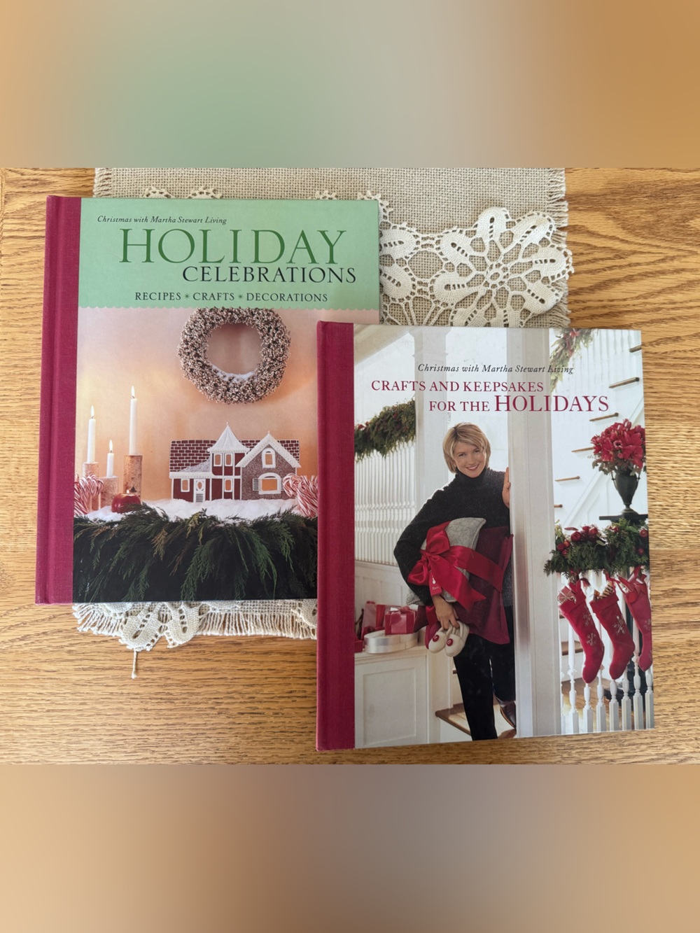 Christmas Martha Stewart Holiday Celebrations 2004 and Crafts and Keepsakes 1999